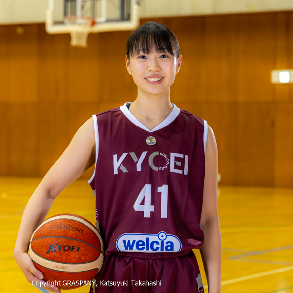 ＜ポジション＞F   ＜出身校＞上青木ミニバス→在家中学校→昌平高等学校   ＜コメント＞応援される選手になる