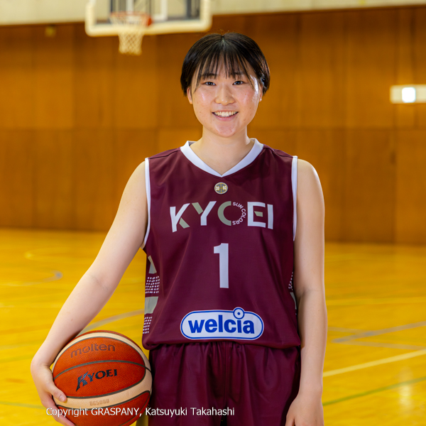 ＜ポジション＞G   ＜出身校＞峰ミニバス・陽南中学校・白鴎大学足利高等学校   ＜コメント＞影響力のある選手になる